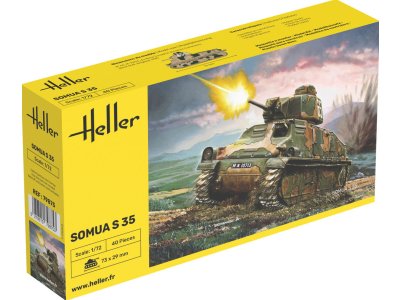 1:72 Heller 79875 SOMUA S35 - Franse Middelzware Tank - Hel79875 1 - HEL79875