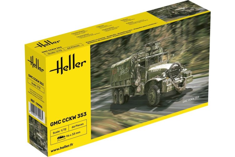1:72 Heller 79996 GMC CCKW 353 - Amerikaanse Militaire Vrachtwagen - Hel79996 1 - HEL79996