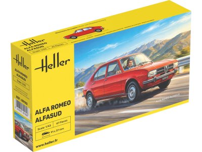 1:43 Heller 80182 Alfa Romeo Alfasud - Italiaanse Klassieke Auto - Hel80182 1 - HEL80182