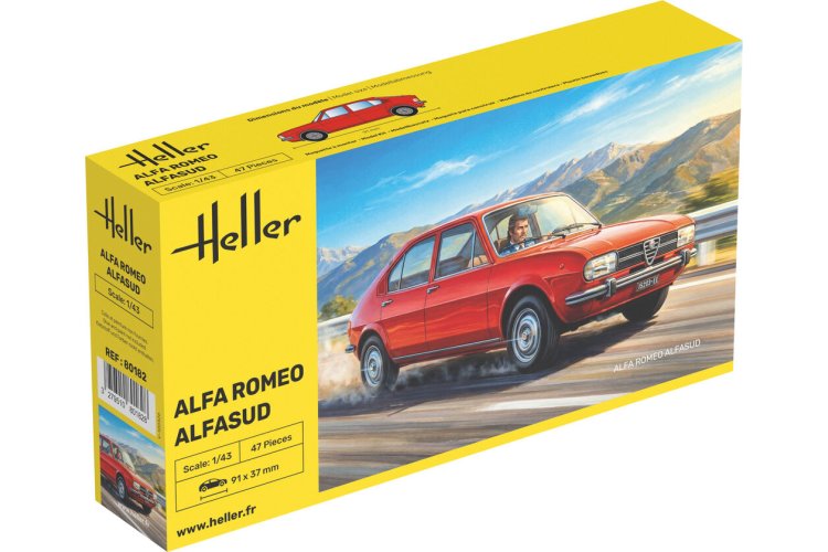 1:43 Heller 80182 Alfa Romeo Alfasud - Italiaanse Klassieke Auto - Hel80182 1 - HEL80182