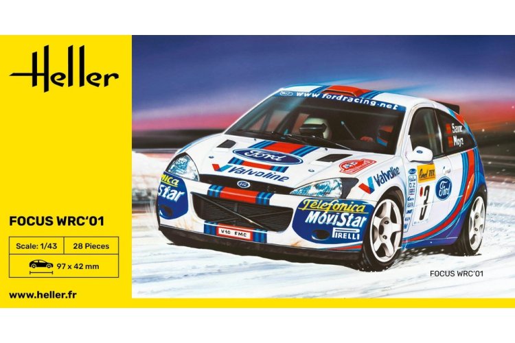 1:43 Heller 80196 Ford Focus WRC01 - Hel801962 - HEL80196
