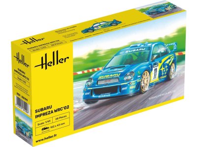 1:43 Heller 80199 Subaru Impreza WRC 2002 - Japanse Rallyauto - Hel80199 1 - HEL80199