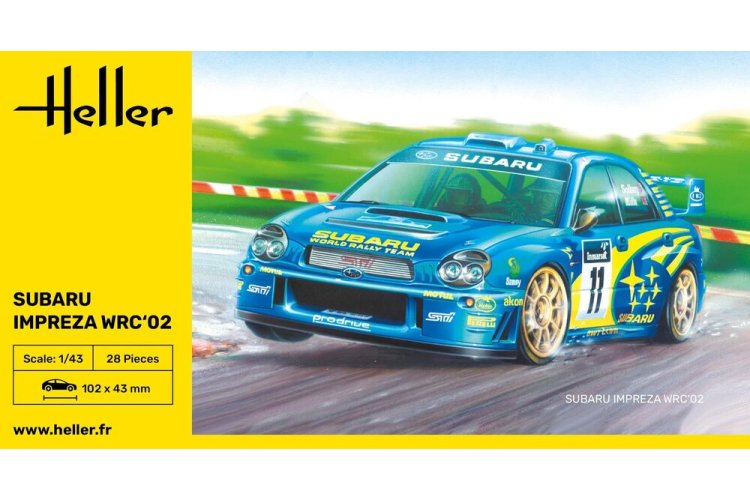 1:43 Heller 80199 Subaru Impreza WRC 2002 - Japanse Rallyauto - Hel80199 3 - HEL80199