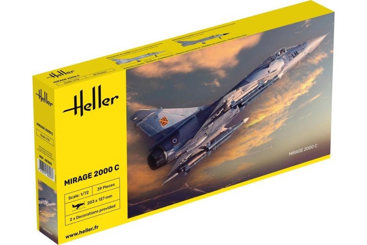 1:72 Heller 80303 Dassault Mirage 2000C Straaljager - Hel80303 1 - HEL80303