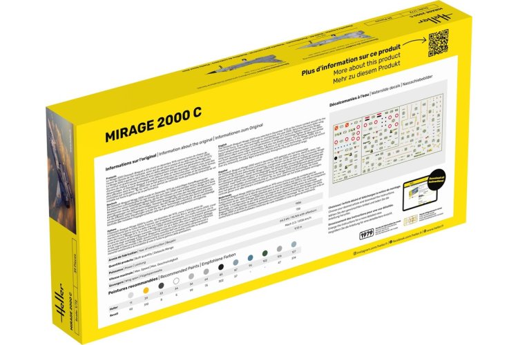 1:72 Heller 80303 Dassault Mirage 2000C Straaljager - Hel80303 2 - HEL80303