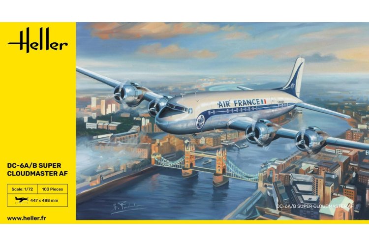 1:72 Heller 80315 Douglas DC-6 Super Cloudmaster AF - Hel80315 3 - HEL80315