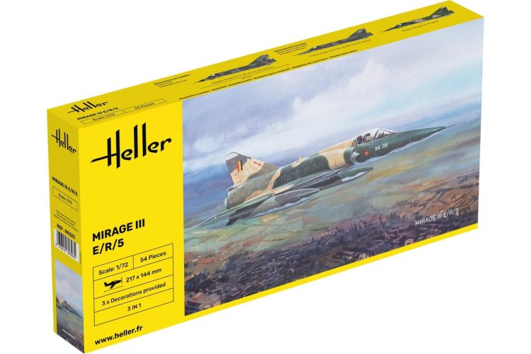 1:72 Heller 80323 Mirage III E - Hel80323 1 1 - HEL80323