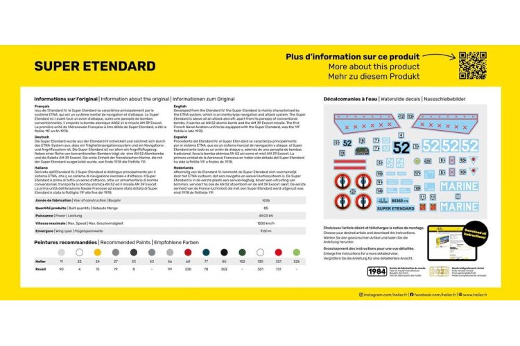 1:72 Heller 80360 Super Etendard Plane - Hel80360 3 - HEL80360