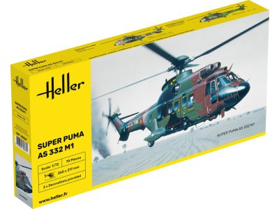 1:72 Heller 80367 Super Puma AS 332 M1 - Franse Transporthelikopter - Hel80367 1 - HEL80367
