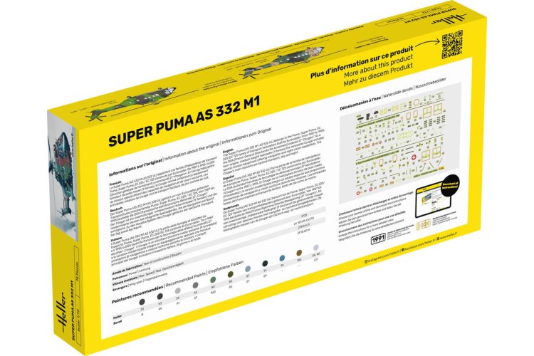 1:72 Heller 80367 Super Puma AS 332 M1 - Franse Transporthelikopter - Hel80367 2 - HEL80367