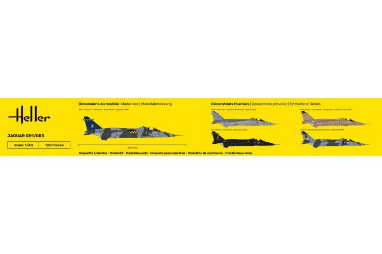 1:48 Heller 80427 Jaguar GR1/GR3 Plane - Hel804273 - HEL80427