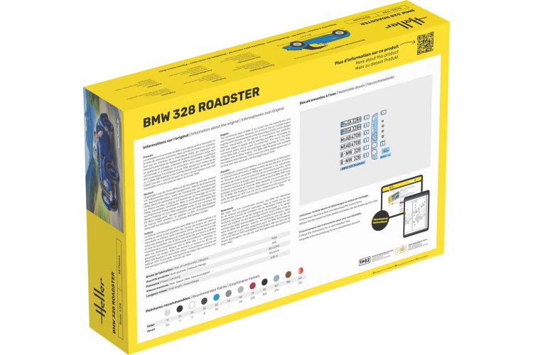 1:24 Heller 80701 BMW 328 Roadster - Duitse Auto - Hel80701 2 - HEL80701