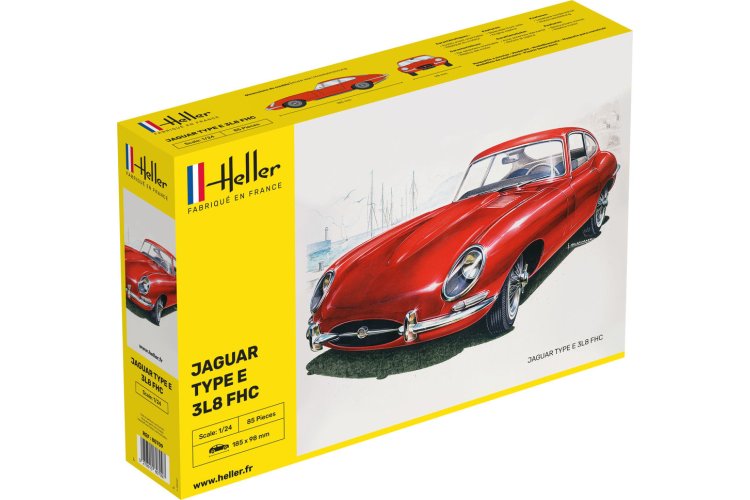 1:24 Heller 80709 Jaguar Type E 3L8 FHC - Hel80709 1 - HEL80709