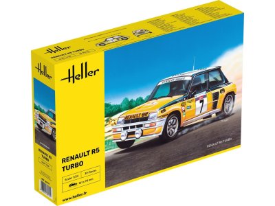1:24 Heller 80717 Renault R5 Turbo - Franse Rallyauto - Hel80717 1 - HEL80717