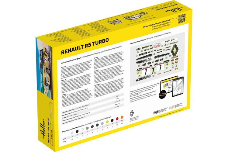 1:24 Heller 80717 Renault R5 Turbo &ndash; French Rally Car - Hel80717 2 - HEL80717
