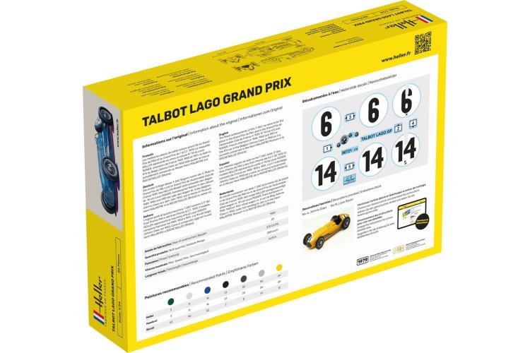 1:24 Heller 80721 Talbot Grand Prix - Hel80721 4 - HEL80721