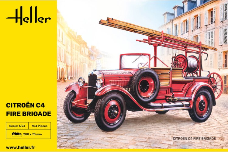 1:24 Heller 80733 Citro&euml;n C4 Fire Brigade - Brandweerwagen - Hel80733 3 - HEL80733
