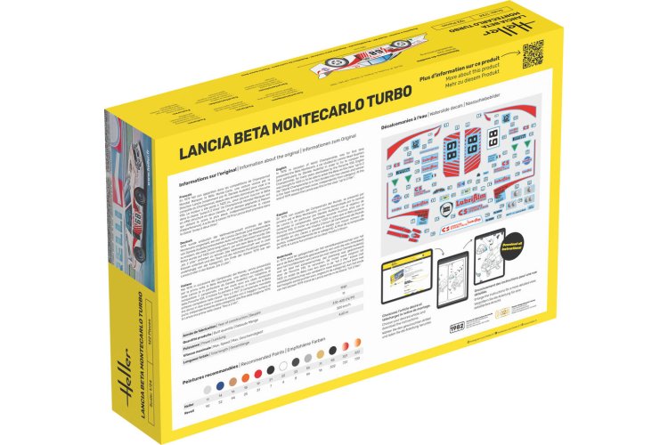 1:24 Heller 80741 Lancia Beta Montecarlo Turbo &ndash; Italian Group 5 Race Car - Hel80741 2 - HEL80741