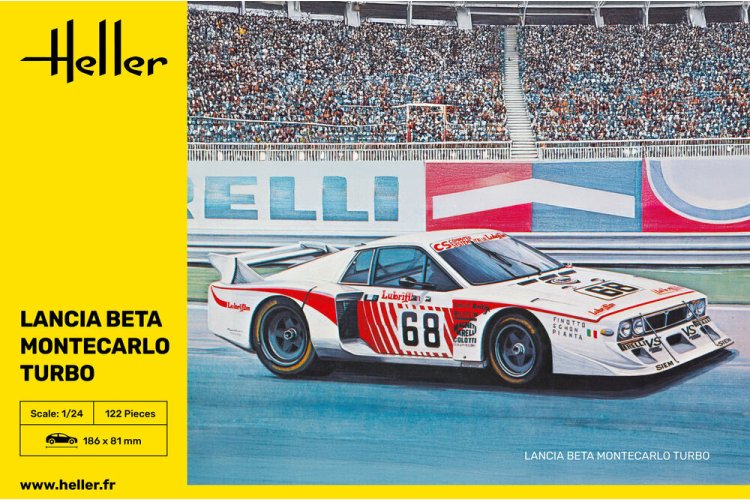 1:24 Heller 80741 Lancia Beta Montecarlo Turbo &ndash; Italian Group 5 Race Car - Hel80741 3 - HEL80741