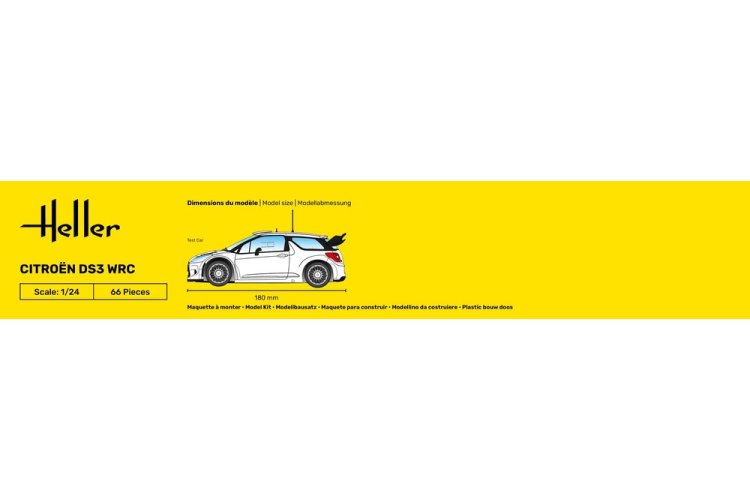 1:24 Heller 80758 Citroën DS3 WRC - Rally Car - Hel80758 5 - HEL80758