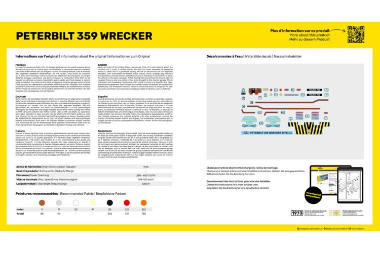 1:43 Heller 80794 Peterbilt 359 Wrecker - Amerikaanse Takelwagen - Hel80794 4 - HEL80794