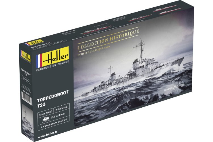 1:400 Heller 81011 Torpedoboot T23 - Hel81011 1 1 - HEL81011