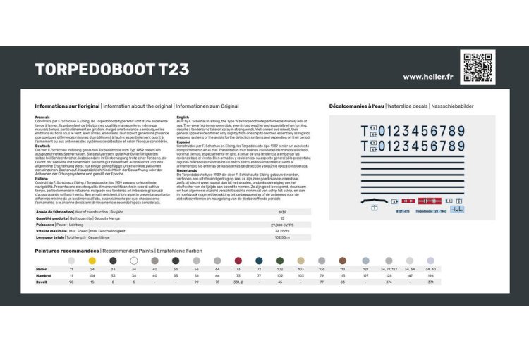 1:400 Heller 81011 Torpedoboot T23 - Hel81011 2 1 - HEL81011