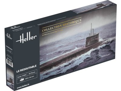 1:400 Heller 81075 Le Redoutable &ndash; Collection Historique &ndash; French Nuclear Ballistic Missile Submarine - Hel81075 1 - HEL81075
