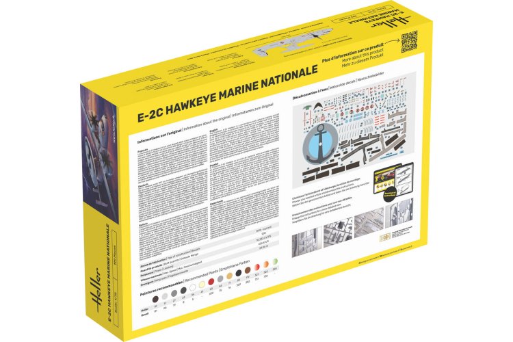 1:72 Heller 82302 Grumman E-2C Hawkeye Marine Nationale &ndash; French Propeller Aircraft - Hel82302 2 - HEL82302