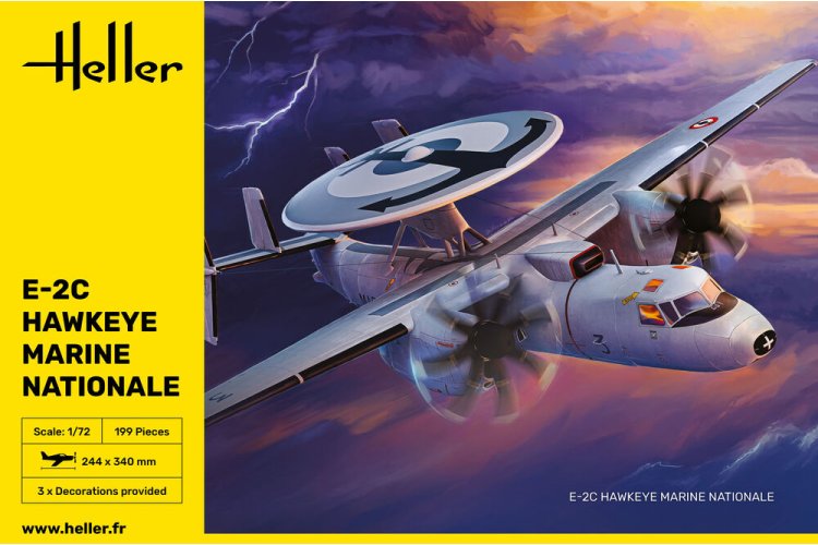 1:72 Heller 82302 Grumman E-2C Hawkeye Marine Nationale &ndash; French Propeller Aircraft - Hel82302 3 - HEL82302