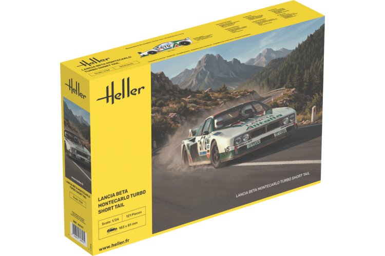 1:24 Heller 82741 Lancia Beta Montecarlo Turbo Short Tail - Italian Race Car - Hel82741 1 - HEL82741