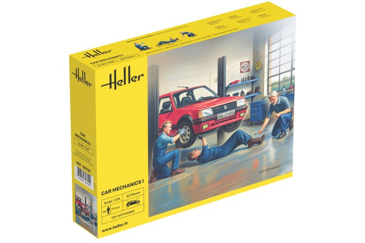 1:24 Heller 82755 Automonteurs I - voor Diorama - 3 Figuren - Hel82755 1 - HEL82755