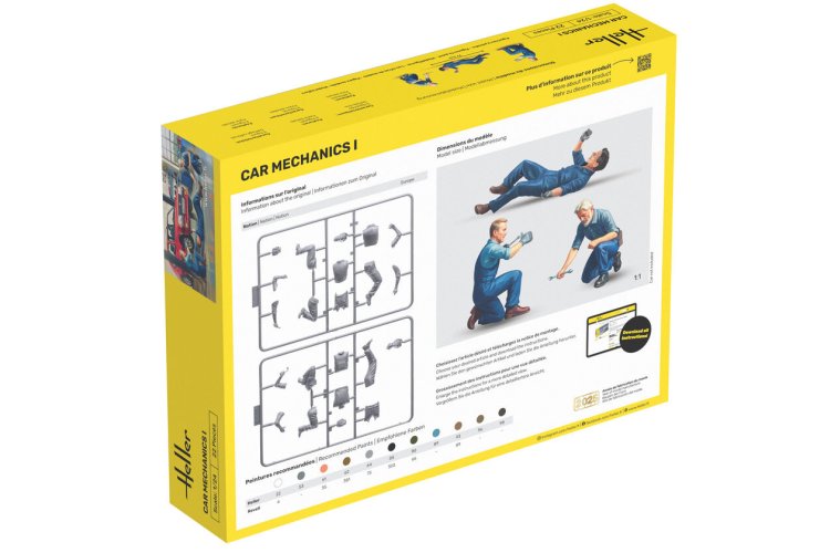 1:24 Heller 82755 Automonteurs I - voor Diorama - 3 Figuren - Hel82755 2 - HEL82755