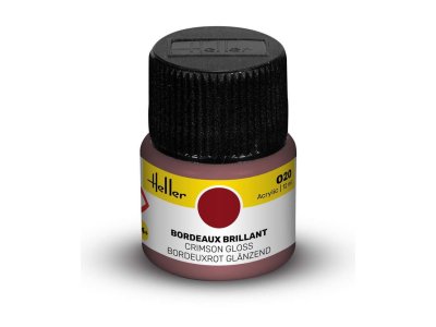 Heller #20 Crimson - Gloss - Acrylic - 12 ml - Hel9020 xs 1 - HEL9020-XS