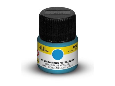 Heller #52 Baltic Blue - Metallic - Acrylic - 12 ml - Hel9052 xs 1 - HEL9052-XS