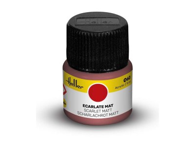 Heller #60 Scarlet Red - Matt - Acrylic - 12 ml - Hel9060 xs 1 - HEL9060-XS