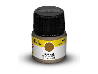 Heller #62 Leather Brown - Matt - Acrylic - 12 ml - Hel9062 xs 1 - HEL9062-XS