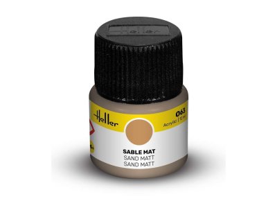Heller #63 Zand - Mat - Acryl - 12 ml - Hel9063 xs 1 - HEL9063-XS