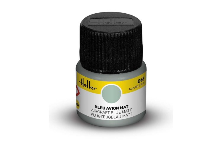 Heller #65 Aircraft Blue - Matt - Acrylic - 12 ml - Hel9065 xs 1 - HEL9065-XS