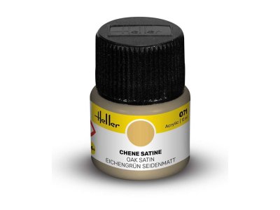 Heller #71 Oak - Satin - Acrylic - 12 ml - Hel9071 xs 1 - HEL9071-XS