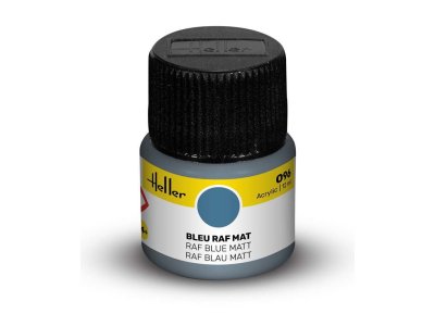 Heller #96 RAF Blue - Matt - Acrylic - 12 ml - Hel9096 xs 1 - HEL9096-XS