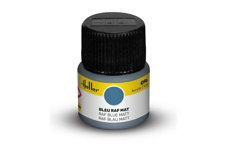 Heller #96 RAF Blue - Matt - Acrylic - 12 ml - Hel9096 xs 1 - HEL9096-XS