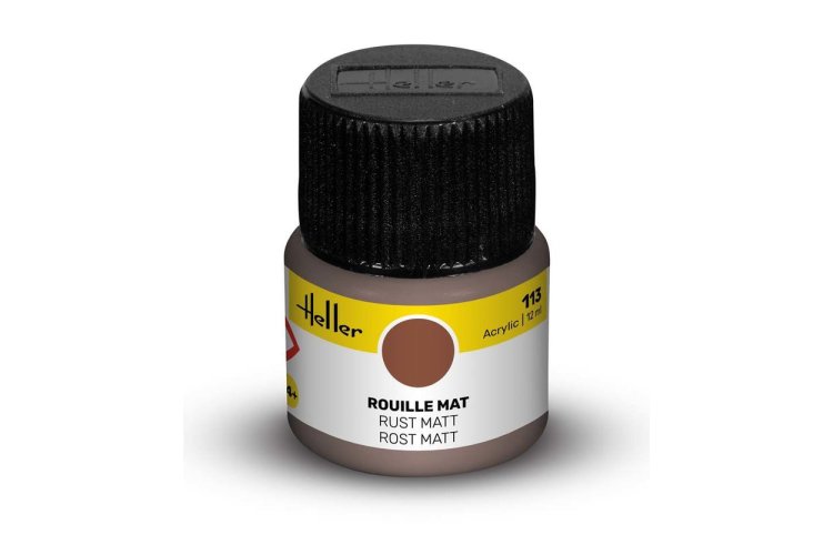 Heller #113 Rust - Matt - Acrylic - 12 ml - Hel9113 xs 1 - HEL9113-XS