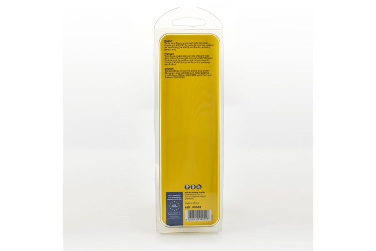Heller 99002 Hobby Sanding File Set - double-sided - 600/100 240/400 600/1000 - 3 pieces - Hel99002 xs 2 - HEL99002-XS