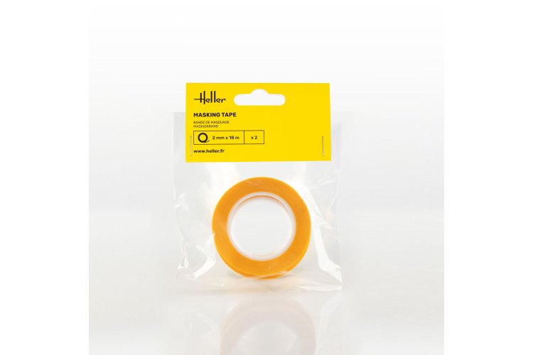 Heller 99025 Masking Tape 2 mm x 18 m - 2 Rolls - Hel99025 xs 1 - HEL99025-XS