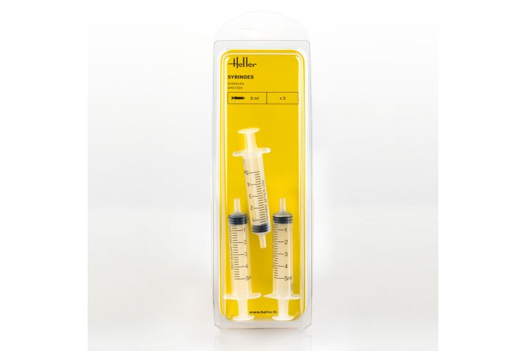 Heller 99026 Dosing Syringes 5 ml - 3 Pieces - Hel99026 xs 1 - HEL99026-XS