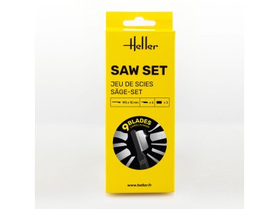 Heller 99028 Modelbouw Zaagset - 195 x 15 mm - 9 Zaagbladen - Hel99028 xs 1 - HEL99028-XS