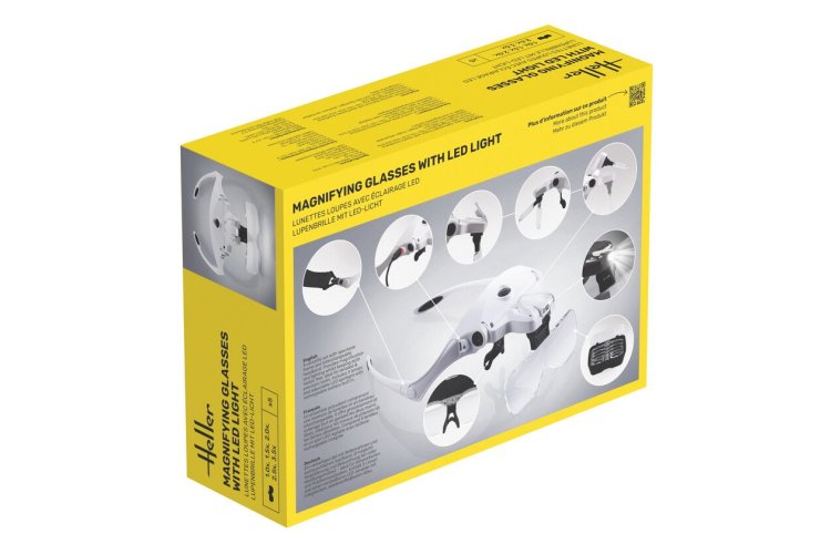Heller 99029 Vergrootbril met LED-verlichting - 5 Lenzen - Hel99029 2 - HEL99029