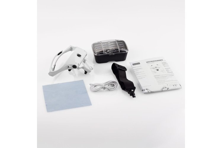Heller 99029 Vergrootbril met LED-verlichting - 5 Lenzen - Hel99029 4 - HEL99029