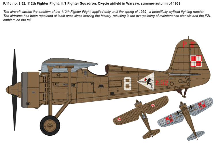 1:32 IBG Models 32005 PZL P.11c Polish Fighter Aircraft with Pilot and Ground Crew Figures - Ibg32005 3 - IBG32005